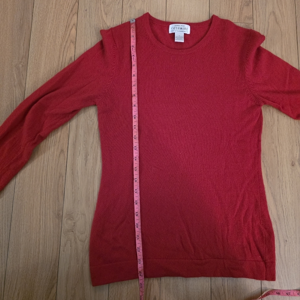 Vintage Sutton Studio Red Cashmere Sweater- M - Picture 13 of 13